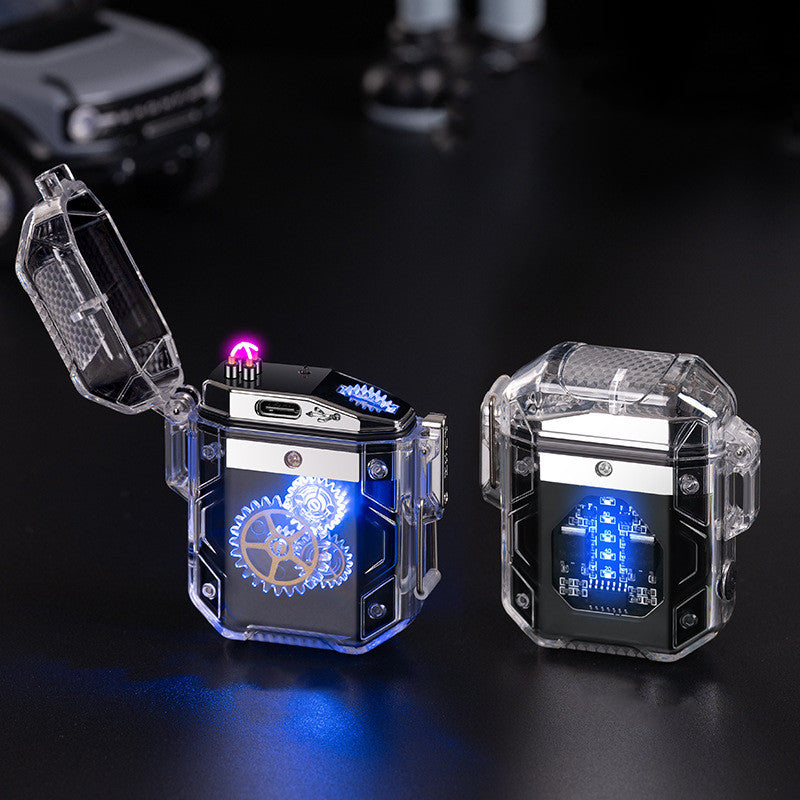 Briquet d'éclairage de coquille transparente simple de mode de ménage