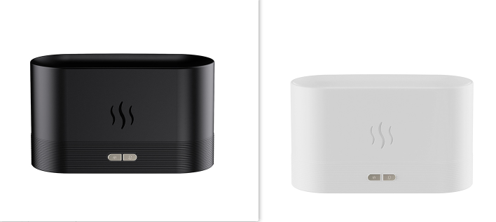 Diffuseur d'arômes avec humidificateur à brouillard léger à flamme Diffuseur d'aromathérapie avec protection automatique sans eau pour spa, bureau de yoga à domicile