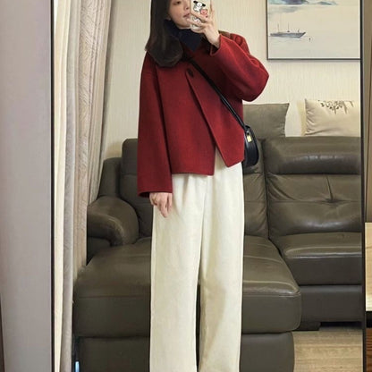 Early Spring All-match Woolen Coat
