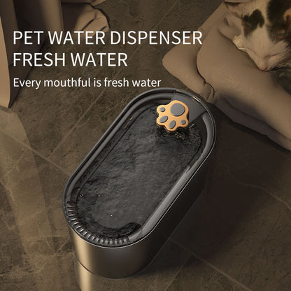 3L chat fontaine à eau filtre automatique buveur pour chiens chats distributeur d'eau pour animaux de compagnie distributeur d'eau ultra-silencieux avec lumière LED produits pour animaux de compagnie