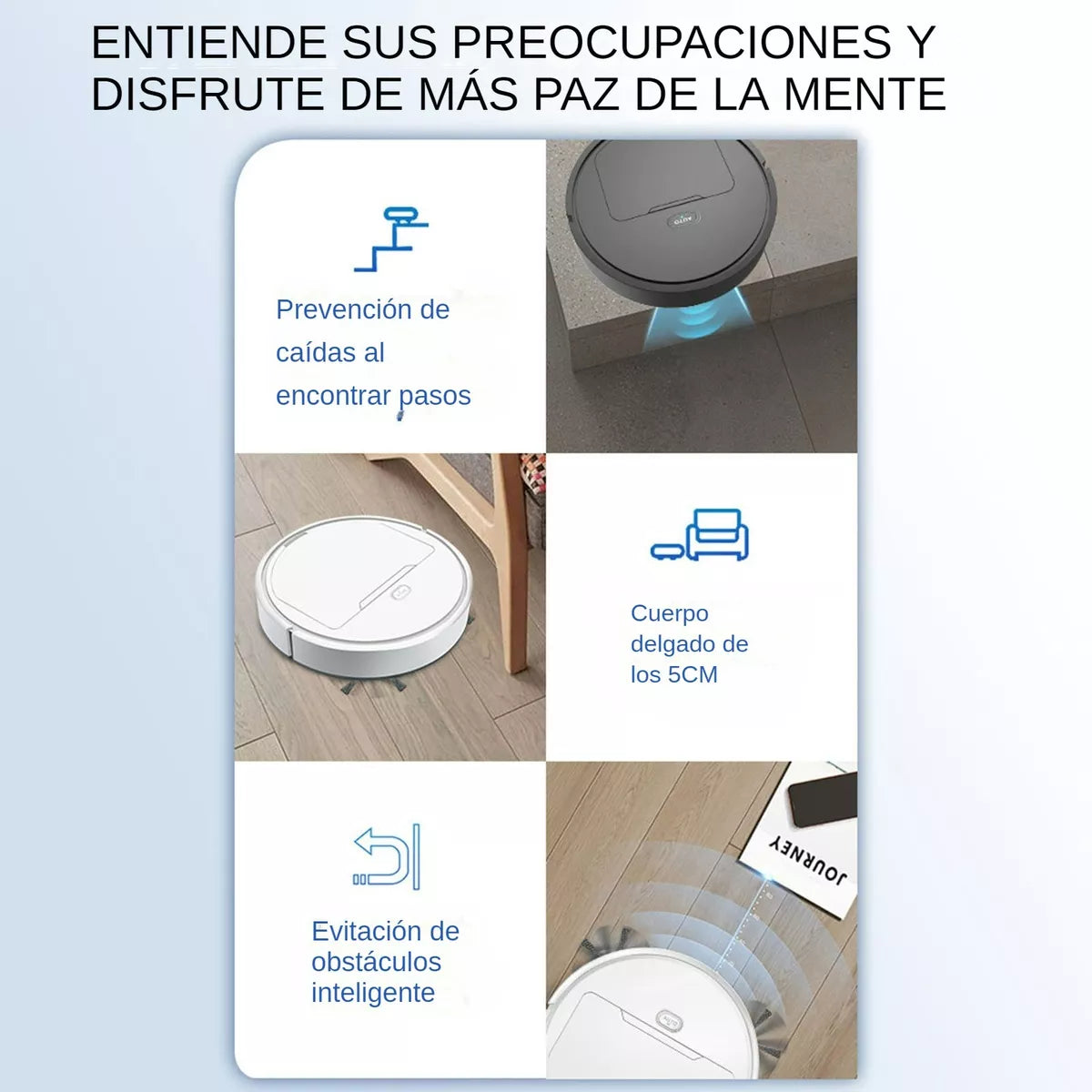 Robot Aspiradora Inteligente, Barredora Y Trapedor Robot