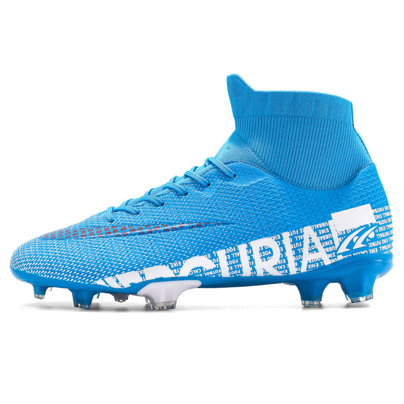 Zapatos de fútbol de talla grande para hombre con picos AG de caña alta