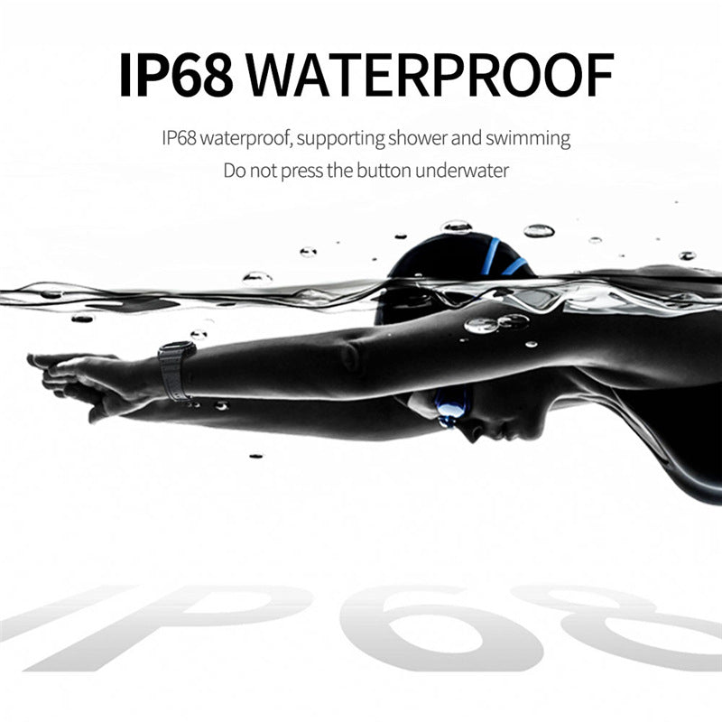 Montre intelligente compteur de fréquence cardiaque étape tension artérielle santé étanche IP68