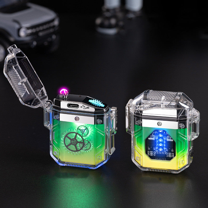 Briquet d'éclairage de coquille transparente simple de mode de ménage