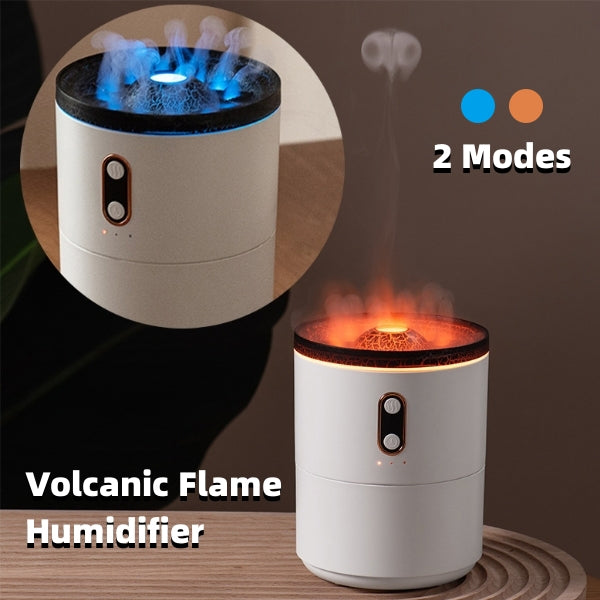 Flamme volcanique arôme diffuseur d'huile essentielle USB Portable méduse humidificateur d'air veilleuse lampe humidificateur de parfum