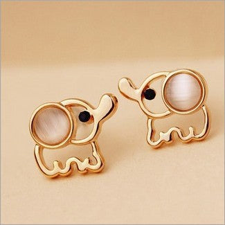 Korean Style Cute Fashion Elephant Small Ear Studs