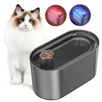 3L chat fontaine à eau filtre automatique buveur pour chiens chats distributeur d'eau pour animaux de compagnie distributeur d'eau ultra-silencieux avec lumière LED produits pour animaux de compagnie