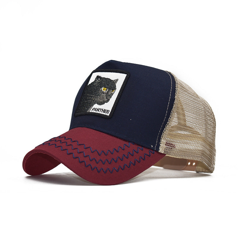 Animal Embroidery Net Cap Baseball