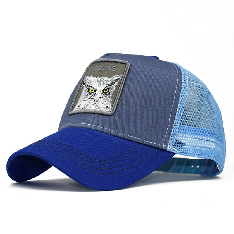 Animal Embroidery Net Cap Baseball