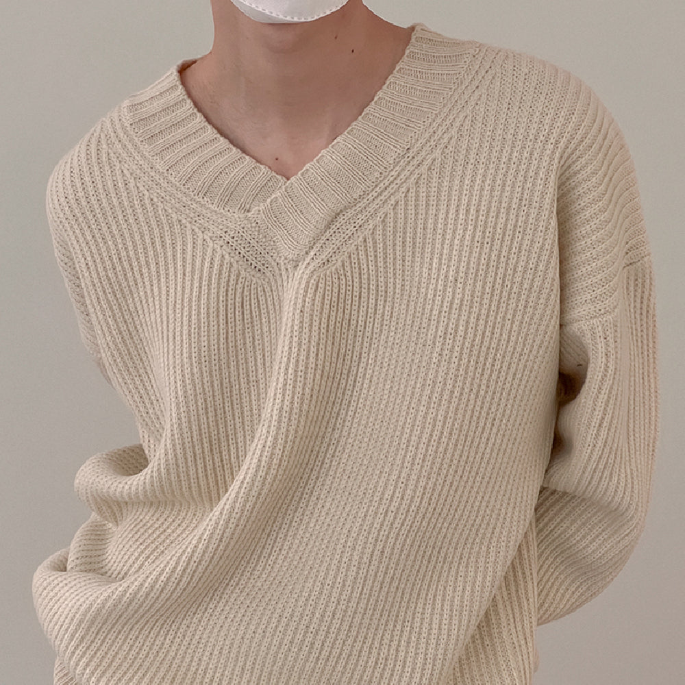 Fashion V-neck Sweater