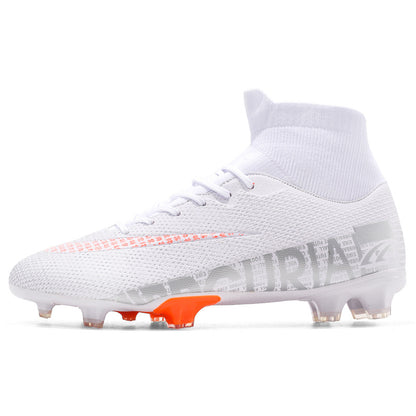 Men's Plus Size Soccer Shoes High Top AG Spikes