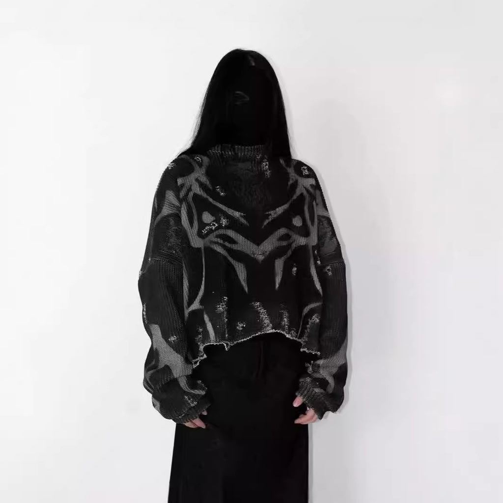 Ripped Street Tide European And American Men's And Women's Sweaters