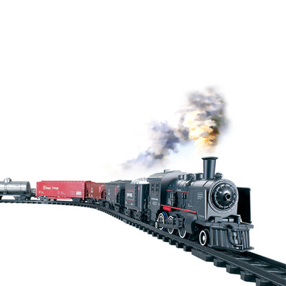 Simulación de juguete de vapor retro de tren para niños