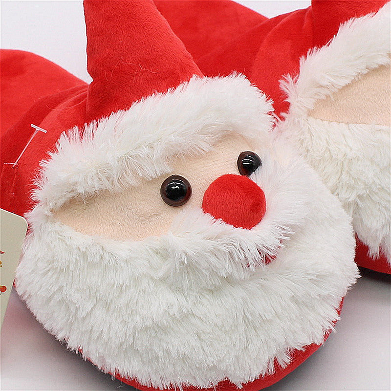 Papá Noel Zapatos de algodón Zapatillas Peluche Juguete Regalo Invierno