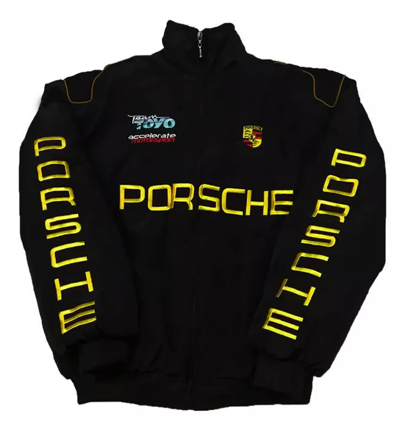 Chaqueta De Carreras Porsche Negra