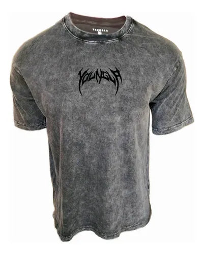 Playera Youngla Acid Wash Gym