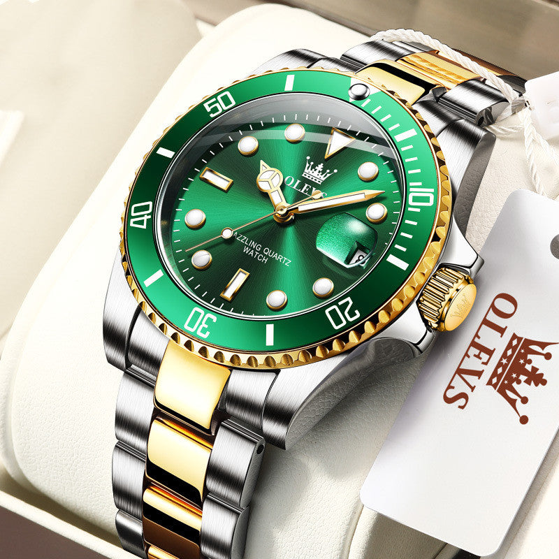 Relojes Green Water Ghost Cuarzo Impermeable Hombres
