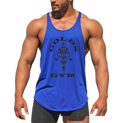 Gym Vest Fitness Men's Circular Lower Hem Spaghetti Strap I-shaped Vest