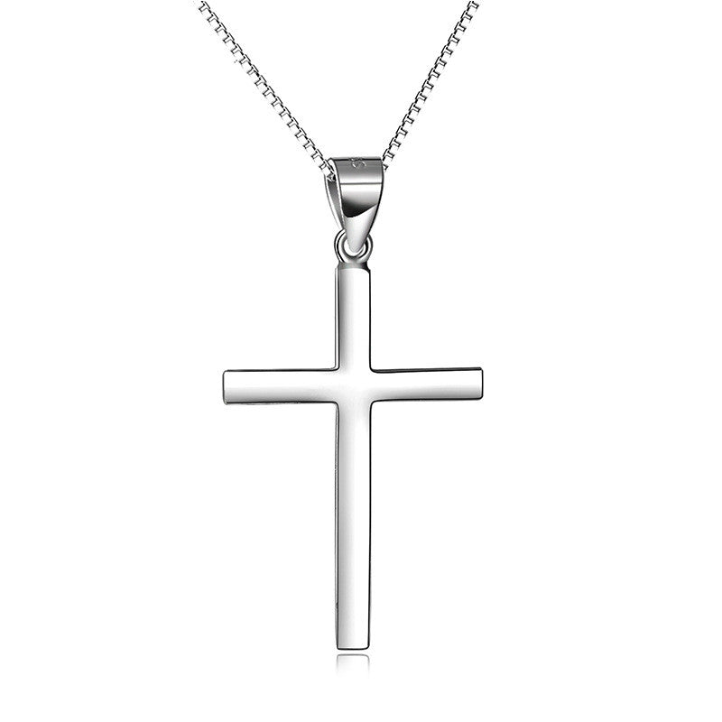 Collier croix en argent sterling S925