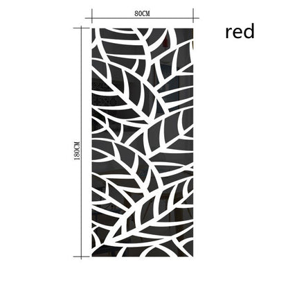 Plant Pattern Self-adhesive Mirror Modern Living Decoration