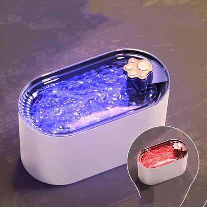 3L chat fontaine à eau filtre automatique buveur pour chiens chats distributeur d'eau pour animaux de compagnie distributeur d'eau ultra-silencieux avec lumière LED produits pour animaux de compagnie