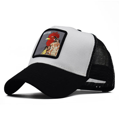 Animal Embroidery Net Cap Baseball