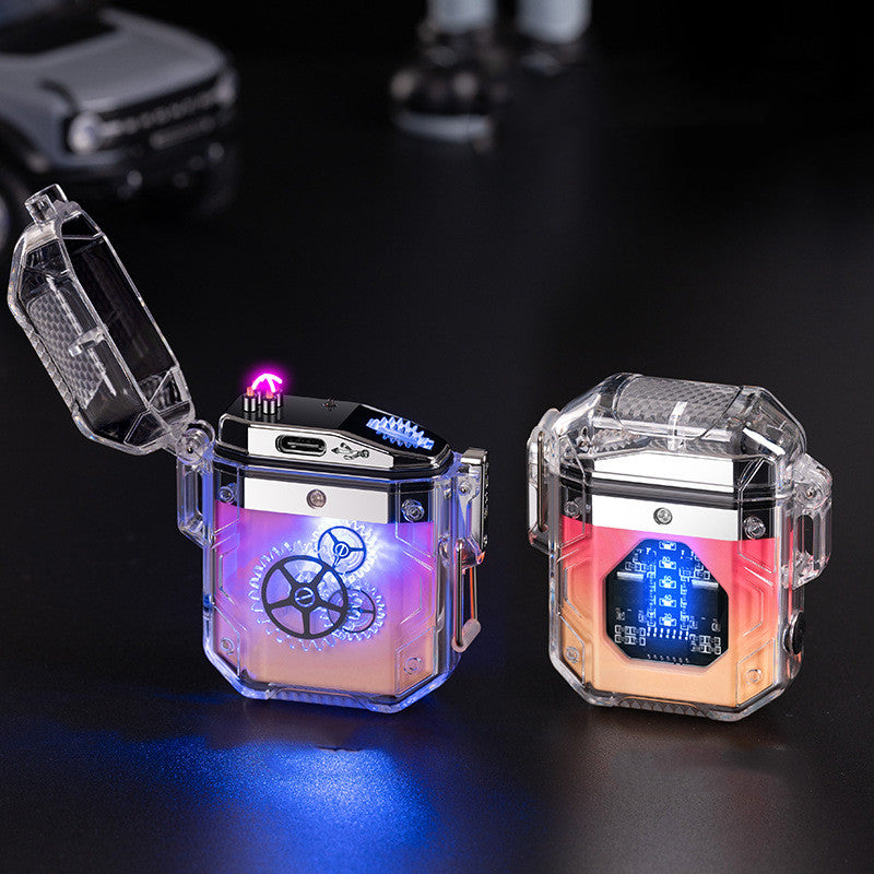 Briquet d'éclairage de coquille transparente simple de mode de ménage