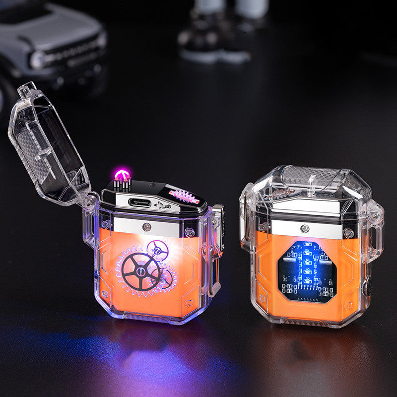 Briquet d'éclairage de coquille transparente simple de mode de ménage