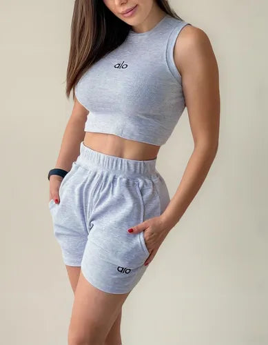 Conjunto Deportivo Crop Short ALO