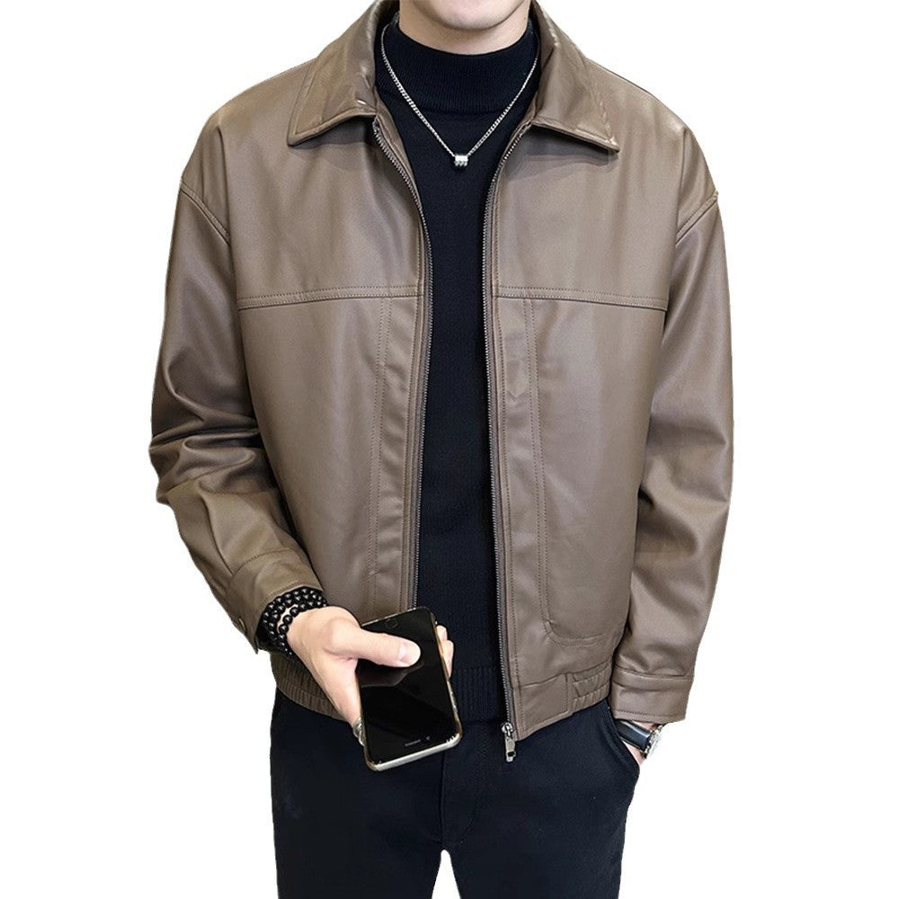 Slim-fit Trendy High-grade Pu Shuai Motorcycle