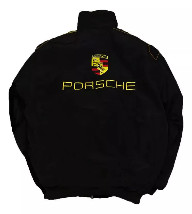 Chaqueta De Carreras Porsche Negra