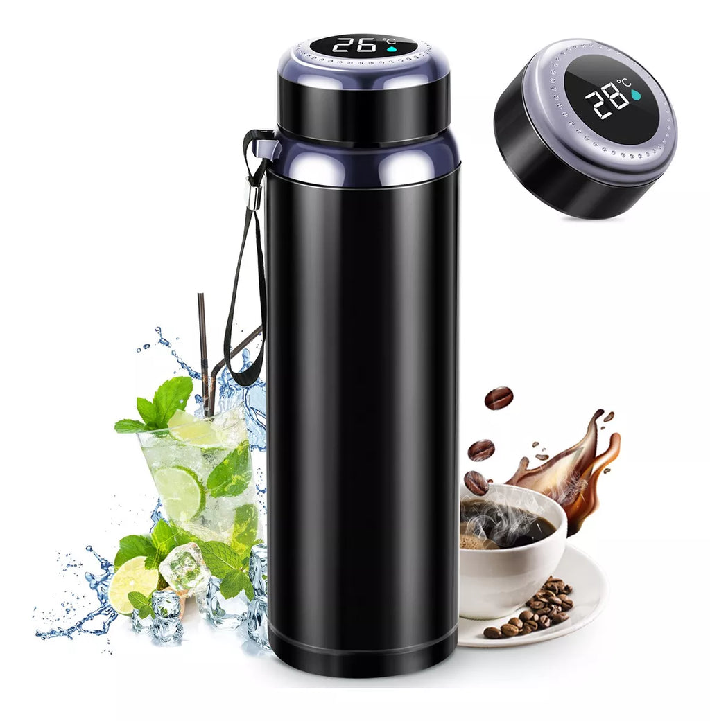 Termo 1000ml De Acero Inoxidable 316 Vaso Pantalla Digital